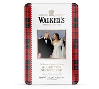 Walker's Shortbread Prince & Princess of Wales Shortbread Tin, Traditional All-Butter Scottish Biscuits, 150g