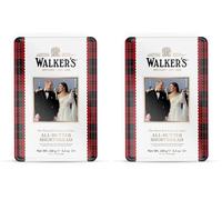 Walker's Shortbread Prince & Princess of Wales Shortbread Tin, Traditional All-Butter Scottish Biscuits, 150g (Pack of 2)