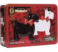 Walker's Shortbread Rectangular Scottie Dog Tin, 220g (Pack of 12)