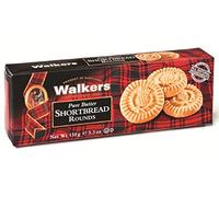 Walkers Shortbread Thistle Rounds, Traditional Pure Butter Scottish Recipe, 150g