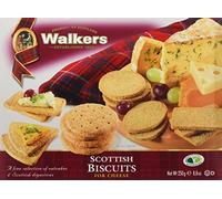 Walkers Shortbread Scottish Biscuits For Cheese, 8.8-Ounce Boxes