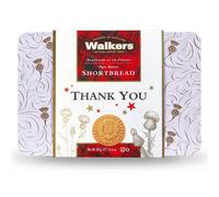 Walkers Shortbread Thank You Thistle Tin - 18 x Shortbread Rounds 300g, (Pack of 1)