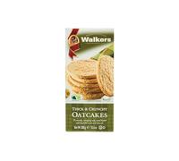 Walker's Shortbread Thick & Crunchy Oatcakes, Scottish Oatcake, 300g x12