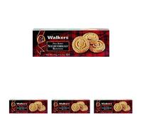 Walkers Shortbread Thistle Rounds, Traditional Pure Butter Scottish Recipe, 150g (Pack of 4)