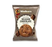 Walker's Shortbread Twin Pack Belgian Chocolate Biscuits - Chunky Pure Butter Scottish Recipe, 25 g (100× Twin Packs)