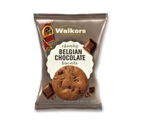 Walker's Shortbread Twin Pack Belgian Chocolate Biscuits - Chunky Pure Butter Scottish Recipe, 25 g (100 Twin Packs)