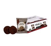 Walkers Shortbread Twin Pack Chunky Belgian Chocolate Biscuits 100's