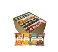 Walker's Shortbread Twin Pack Oat, Chocolate, Caramel & Ginger, 25g x200 | Traditional Scottish Recipe, Pure Butter Belgian Chocolate, Golden Oat, Salted Caramel & Stem Ginger Biscuits