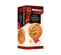 Walker's Shortbread White Chocolate & Raspberry Biscuits ? Scottish Recipe, 150?g (Pack of 12)
