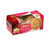 Walkers Shortbread White Chocolate & Raspberry Biscuits, Traditional ,Scottish Recipe, 150g (Pack of 6)
