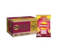 Walkers Smoky Bacon Crisps 45g (case of 32)