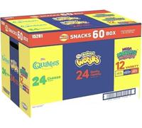 'Walkers Snack Crisps Variety Chips Wotsits Quavers Monster Munch Box Pack of 60 by SHOP4LESS