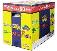 Walkers Snack Yellow Mega Mix Party Box (Quavers, Baked Wotsits, Mega Monster Munch) - Pack of 60 - BBE: 08/05/21