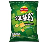 Walkers Squares Cheese & Onion Snacks, 27.5g
