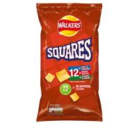 Walkers Squares Flavour Potato Snacks 12 x 22g
