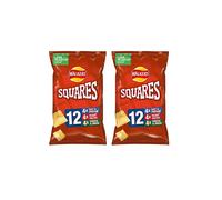 Walkers Squares Variety Multipack Snacks, 12x22 g (Pack of 2)