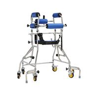 Walkers Standing Walk Stand Walk Aid/Stand Frame with Seat Wheel Rehabilitation Device Folding Height Adjustable Old Man kxtmm