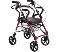 Walkers, Tor Walker Adjustable Rolling Walker with Seat for Elderly, Disabled,Limited Mobility Patients,Walking Stabilizer with Four Wheels