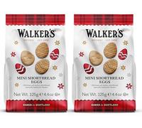 Walkers Traditional All Butter Mini Shortbread Eggs for Easter Egg Hunt Vegetarian Kosher Pack of 2