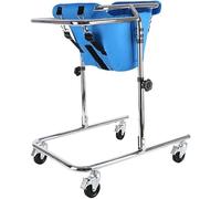 Walkers，Walker for Children with Cerebral Palsy, Suitable for Height 80-120cm, Adjustable High, Carbon Steel e Disabled Assistive Equipment for The Elderly (Color : Blue) (Blue)