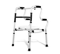 Walkers，Walker for Seniors tor Walking e Lightweight Folding Toilet handrail Bath Chair tor Walker with Padded Seat Limited Mobility Aid