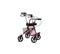 Walkers,Walker,Four Wheeled for Seniors Accessories Folding Transport Chair with Non-Slip with Seat Lightweight Rolling tors Aluminum Outdoor