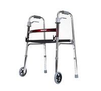 Walkers,Walking Frame,Folding tor Walker with 2 Wheels,Trolley with Padded Seat,Lightweight Walking Frame,Rolling Transport Rest Chairs,Mobility Aid Crutch for Elderly