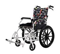 Walkers，wheelchairs Folding and self-propelled Wheelchair Operator Brake Light, Aluminum Wheelchair tor Rapid Release of The Rear Wheel