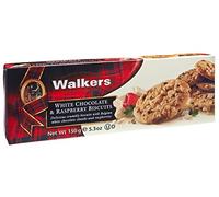Walkers White Chocolate & Raspberry Biscuits 150 g (Pack of 4)