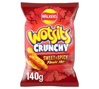 Walkers Wotsits Crunchy Sweet Spicy Sharing Snacks Crisps 140g