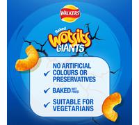 Walkers Wotsits Giants Really Cheesy Vegetarian Baked Snacks 130 g