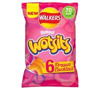 Walkers Wotsits Prawn Cocktail Snacks Crisps 6X135g