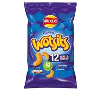 Walkers Wotsits Really Cheesy Multipack Snacks Crisps 12x165g