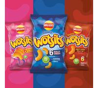 Walkers Wotsits Really Cheesy Multipack Snacks Crisps 6x165g