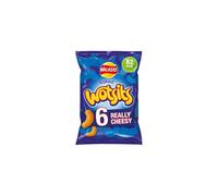 Walkers Wotsits Really Cheesy Multipack Snacks Crisps 6x165g