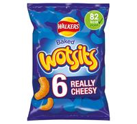 Walkers Wotsits Really Cheesy Snacks Crisps 6x16.5g