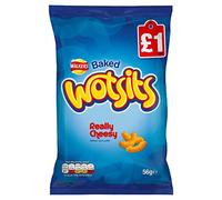 Walkers Wotsits Really Cheesy Snacks PMP 56g (Pack of 12 x 56g)