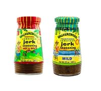 Walkerswood Jamaican Jerk Seasoning Mild | Hot & Spicy 280g (Pack of 2) (Product of Jamaica)