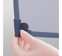 Walkervo Anti-Insect Bug Mosquito Magnetic Window Curtain Net Mesh Screen Adjustable DIY Magnetic Window Screen Mesh Replacement Kit Window Mosquito Net Fine Mesh to Keep Bugs Out, 43x51in,Grey