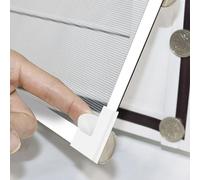 Walkervo DIY Magnetic Window Screen Adjustable Mesh Anti-Insect Bug Mosquito Magnetic Window Curtain Net Mesh Screen Quick DIY Window Mosquito Net Fine Screen for House Windows, 27x59in,White
