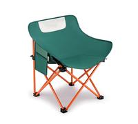 Walkervo Portable Camping Chair Folding Outdoor Set of 2 with Storage Bag Lounger Sunbathing Chaise Lounge Beach Chair Foldable Thicken 600D Oxford for Fishing Picnics Support 330 Lbs,One Size, Green