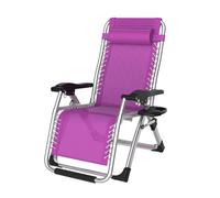 Walkervo Set of 2 Adjustable Zero Gravity Folding Reclining Lounge Chair with Pillow Foldable Tanning Chairs for Outside Patio Chaise Lounge Chairs Beach Chair Lounger Foldable with Cup Holder