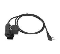 Walkie Talkie Cable, TK U94 PTT Audio Adapter Cable Walkie Talkie Headphones Connector for Baofeng UV5R, TK3107, KDC1 WalkieTalkie Headset