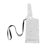 Walkie Talkie Case, Rainproof Pouch, Waterproof Cover, Clear PVC Protection, Lanyard Strap Attachment, Kayaking, Surfing, Outdoor Use, 8.27x4.72 Inches, Transparent, 1 Piece
