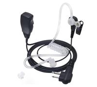 Walkie Talkie Earpiece Compatible with Motorola 2 Pin, Covert Air Tube Earpiece Headset with Big Mic Acoustic Tube Earpiece Covert Security Bodyguard for Models CP040, DP1400, GP68, GP88, GP300, CT150