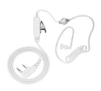 Walkie Talkie Headset with Microphone, Universal 2pin Earphone Talkie Headset Earpiece Two Way Radio Earpiece Single Wire Headphone with PTT for K Head Walkie Talkie Radio