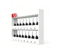 Walkie Talkie Holder Wall Mount，5/8/10/15/16/24/32-slot Radio Charging Storage Station, Universal Multi Device Organizer in Office/Hotel/Warehouse/Security(15hole)