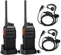 Walkie Talkie Retevis RT24 Professional Two Way Radio License Free Earpiece