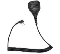 Walkie Talkie Speaker Mic - Shoulder Speaker Microphone with 3.5mm Audio Jack - Compatible with Retevis RT22 RT68 RT21 H-777 RT86 RT27 RT15 RB89, Baofeng UV-5R 5RM, Kenwood, and Samcom Radios (1 Pack)