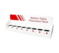 Walkie Talkie Storage Rack Holder, Desktop Radio Charging Station Organizer for Two Way Radios, Heavy Duty Charging Dock Stand for Warehouse, Construction